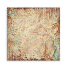 Stamperia - Gardens of Time Collection 8” x 8” Pad - 10 Backgrounds Double Faced Sheets