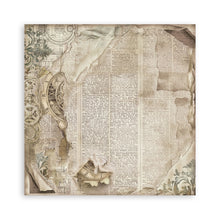 Stamperia - Gardens of Time Collection 8” x 8” Pad - 10 Backgrounds Double Faced Sheets