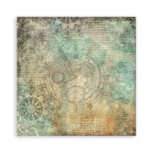 Stamperia - Gardens of Time Collection 8” x 8” Pad - 10 Backgrounds Double Faced Sheets
