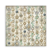 Stamperia - Gardens of Time Collection 8” x 8” Pad - 10 Backgrounds Double Faced Sheets