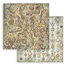Stamperia - Gardens of Time Collection 8” x 8” Pad - 10 Backgrounds Double Faced Sheets