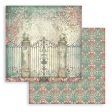 Stamperia - Gardens of Time Collection 8” x 8” Pad - 10 Backgrounds Double Faced Sheets