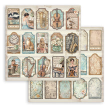 Stamperia Symphony Collection 8" x 8" Paper Pad – 10 Double-Faced Sheets