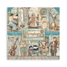Stamperia Symphony Collection 8" x 8" Paper Pad – 10 Double-Faced Sheets
