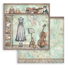 Stamperia Symphony Collection 8" x 8" Paper Pad – 10 Double-Faced Sheets