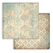 Stamperia Symphony Collection 8" x 8" Paper Pad – 10 Background Double-Faced Sheets