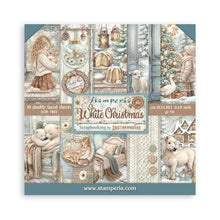 Stamperia - White Christmas - 8" x 8" Paper Pad – 10 Double-Faced Sheets