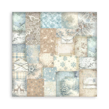 Stamperia - White Christmas - 8" x 8" Paper Pad – 10 Background Double-Faced Sheets