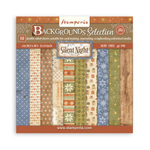 Stamperia - Silent Night - 8" x 8" Paper Pad – 10 Background Double-Faced Sheets