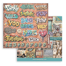 Stamperia Furry Friends 2 – 8 × 8" Paper Pad – 10 Double-Sided Sheets