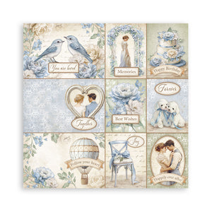 Stamperia Timeless 8” x 8” Pad - 22 single faced sheets - SBBSXB13