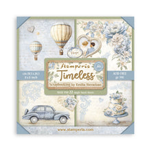 Stamperia Timeless 8” x 8” Pad - 22 single faced sheets - SBBSXB13