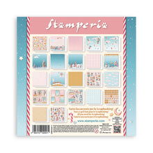 Stamperia Candy Christmas 8” x 8” Pad - 22 single faced sheets - SPSBBSXB15