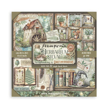 Stamperia Herbarium Silvae Collection 8” x 8” Maxi Pad - 22 single faced sheets
