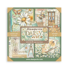 Stamperia Daisy Art Collection 8” x 8” Maxi Pad - 22 single faced sheets