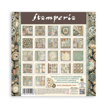 Stamperia - Gardens of Time Collection 8” x 8” Maxi Pad - 22 single faced sheets