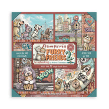 Stamperia Furry Friends 2 – 8 × 8" Maxi Paper Pad – 22 Single-Sided Sheets delayed dispatch