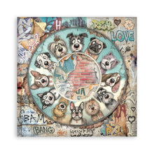 Stamperia Furry Friends 2 – 8 × 8" Maxi Paper Pad – 22 Single-Sided Sheets delayed dispatch