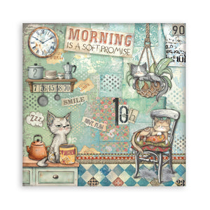Stamperia Furry Friends Collection 12” x 12” Maxi Pad - 22 single faced sheets