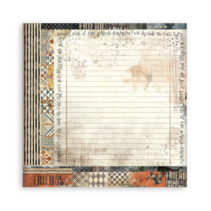 Stamperia Furry Friends Collection 12” x 12” Maxi Pad - 22 single faced sheets