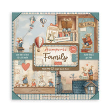Stamperia Family Collection 12” x 12” Maxi Pad - 22 single faced sheets