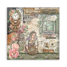Stamperia - Gardens of Time Collection 12” x 12” Maxi Pad - 22 single faced sheets