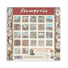 Stamperia Furry Friends 2 12 × 12" Maxi Paper Pad – 22 Single-Sided Sheets