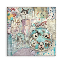 Stamperia Furry Friends 2 12 × 12" Maxi Paper Pad – 22 Single-Sided Sheets