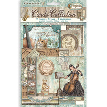 Stamperia Symphony Collection Cards Collection – 7 Cards, 5 Tags & 1 Bookmark