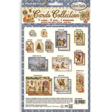 Stamperia - Silent Night - Cards Collection – 7 Cards, 5 Tags & 1 Bookmark