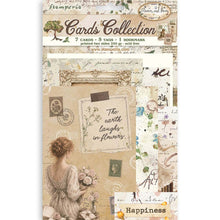 Stamperia Flowers and Poems Collection Cards Collection – 7 Cards, 5 Tags & 1 Bookmark