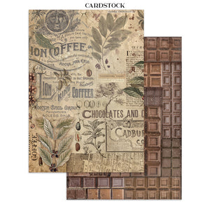 Stamperia Coffee & Chocolate Collection - Junk Journal A4