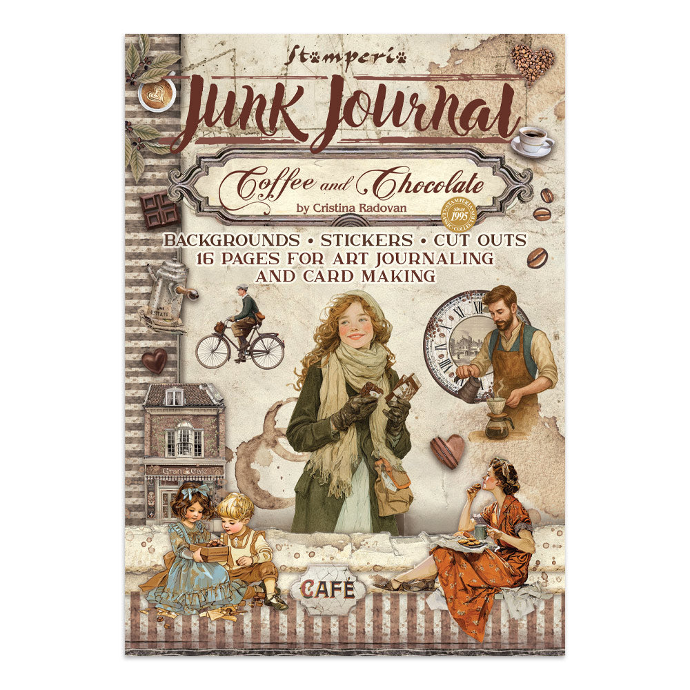 Stamperia Coffee & Chocolate Collection - Junk Journal A4
