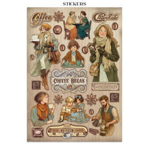 Stamperia Coffee & Chocolate Collection - Junk Journal A4