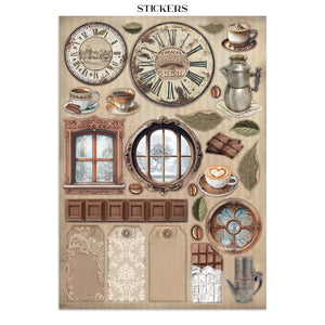 Stamperia Coffee & Chocolate Collection - Junk Journal A4