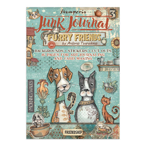 Stamperia Furry Friends Collection - Junk Journal A4