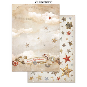 Stamperia Gear Up For Christmas Collection - Junk Journal A4