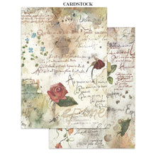 Stamperia Flowers and Poems Collection Junk Journal A4