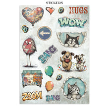 Stamperia Furry Friends 2 – A4 Junk Journal – 16 Pages