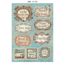 Stamperia Symphony Collection Junk Journal Focus Points A5