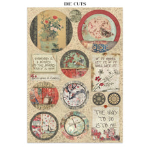 Stamperia Oriental Garden Collection Junk Journal Focus Points A5