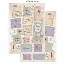 Stamperia Flowers and Poems Collection Junk Journal Focus Points A5