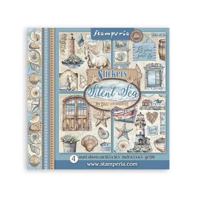 Stamperia Silent Sea - Stickers 4 Sheets - SBSTK01