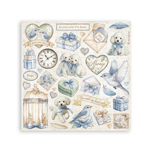 Stamperia Timeless - Stickers 4 Sheets - SBSTK02
