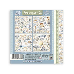 Stamperia Timeless - Stickers 4 Sheets - SBSTK02