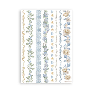 Stamperia Timeless - Washi Pad - 8 Adhesive Washi Sheets - SBW20