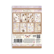Stamperia Quiet Days Collection - A5 Washi Pad - 8 Adhesive Washi Sheets