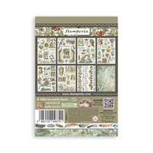 Stamperia Herbarium Silvae Collection - A5 Washi Pad - 8 Adhesive Washi Sheets