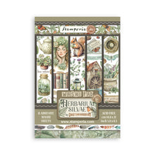 Stamperia Herbarium Silvae Collection - A5 Washi Pad - 8 Adhesive Washi Sheets
