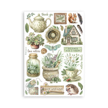 Stamperia Herbarium Silvae Collection - A5 Washi Pad - 8 Adhesive Washi Sheets